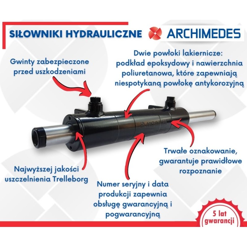 385 hydraulic cylinder, auxiliary cylinder