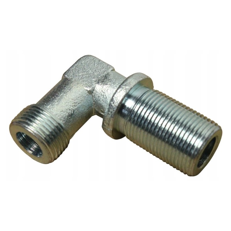 Pneumatic elbow m22x1 5, flat seal