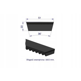 V-belt t 702536 0 ap1001200 claas deutz teger