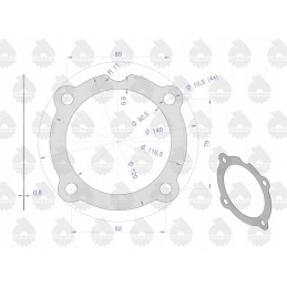 Injection pump gasket C 330 original Ursus