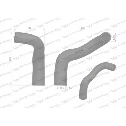 Lower radiator pipe 520309m91 Warynski