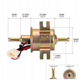 Electric universal fuel pump 12v