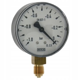 Pressure gauge 1 9 copper aloy up to 40 bar brass