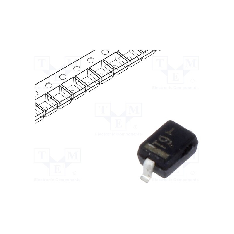 25 pcs x ONSEMI - MM3Z4V7ST1G - Diode: Zener, 0.3W, 4.7V, SMD, , SOD323, single diode