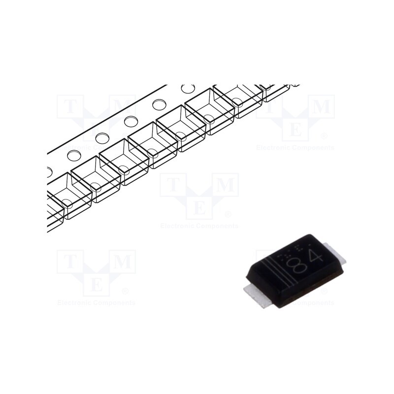 5 pcs x ROHM SEMICONDUCTOR - RFN1LAM6STR - Diode: rectifying, SMD, 600V, 0.8A, 35ns, SOD128, Ufmax: 1.45V