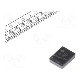 1 pcs x TEXAS INSTRUMENTS - LM3671TLX-ADJ/NOPB - IC: PMIC, DC/DC converter, Uin: 2.7÷5.5VDC, Uout: 1.1÷3.3VDC, 0.6A