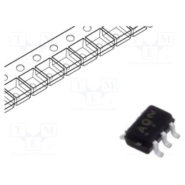 5 pcs x ONSEMI - NL17SG07DFT2G - IC: digital, buffer, Ch: 1, IN: 2, CMOS, SMD, SC88A, MiniGate, NL