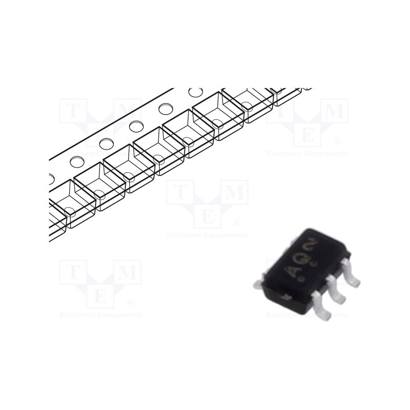5 pcs x ONSEMI - NL17SG07DFT2G - IC: digital, buffer, Ch: 1, IN: 2, CMOS, SMD, SC88A, MiniGate, NL