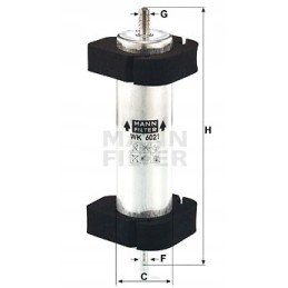 Fuel filter vw q5 2 0tdi 3 0tdi 08 mann filter