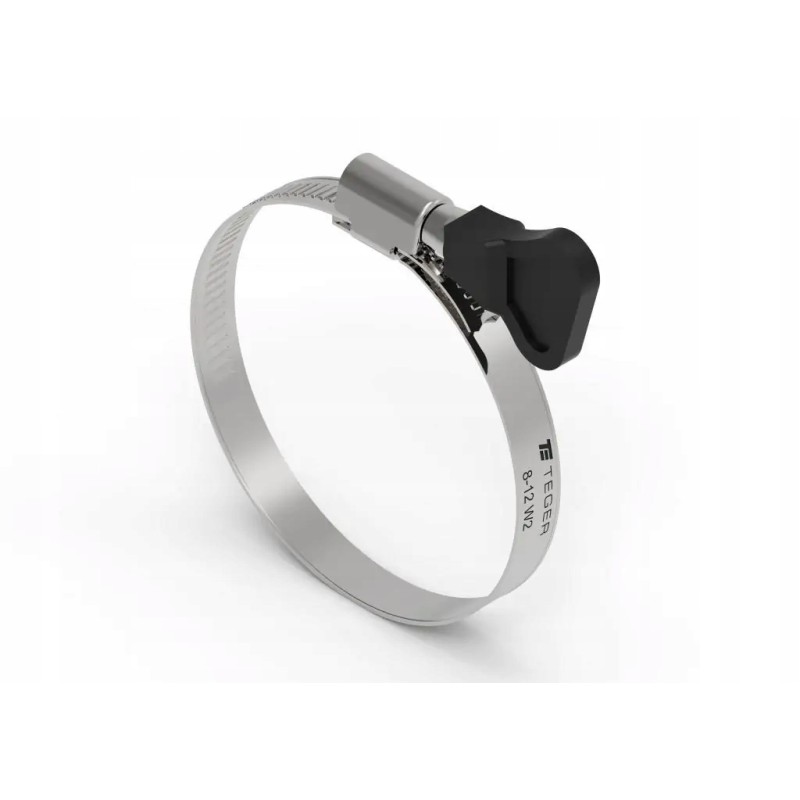 Clamping band with knob 8 12 worm clamp