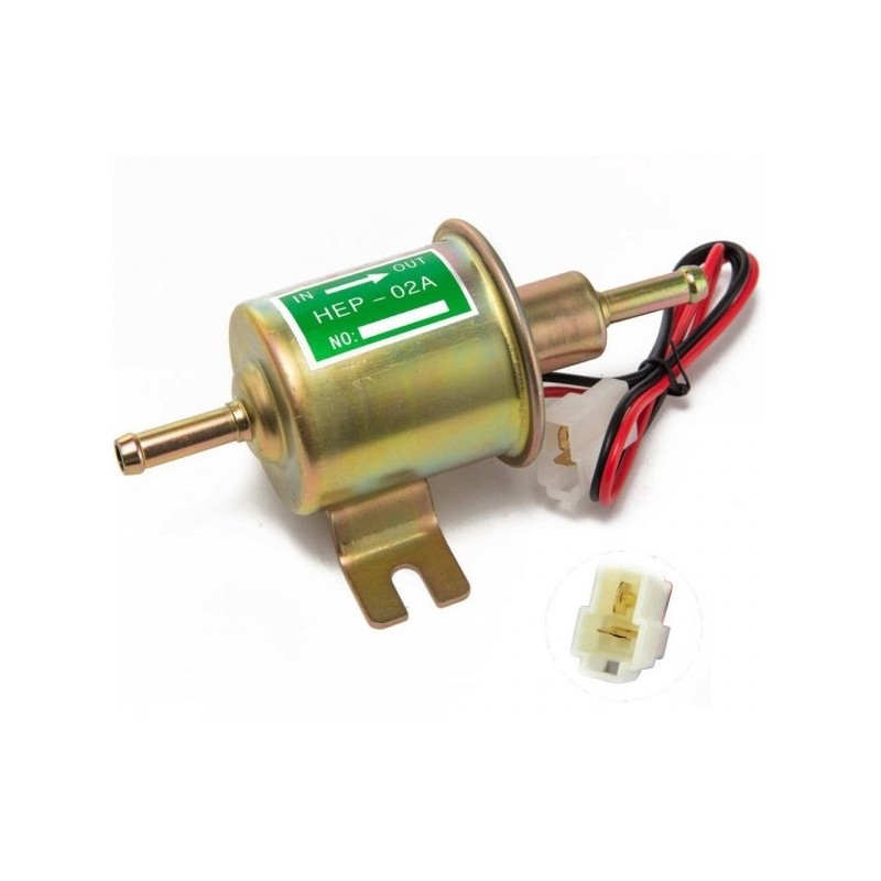 Electric low-pressure carburetor fuel pump