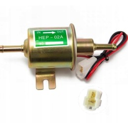 Electric low-pressure carburetor fuel pump