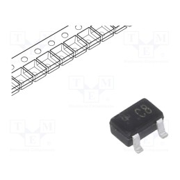 20 pcs x DIOTEC SEMICONDUCTOR - MMDT5212W - Transistor: NPN, bipolar, BRT, 50V, 0.1A, 200mW, SOT323, R1: 22kΩ