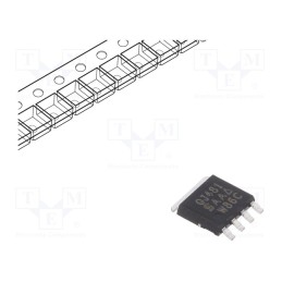 1 pcs x VISHAY - SQJ481EP-T1_GE3 - Transistor: P-MOSFET, unipolar, -80V, -9.2A, 15W, PowerPAK® SO8