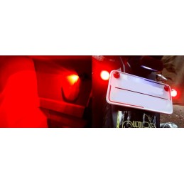 Red stop light 12 LED eagle eye