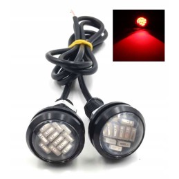 Red stop light 12 LED eagle eye