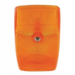Orange rectangular hella lamp shade