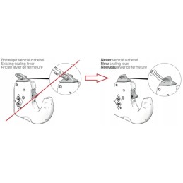 Hook connecting the lower link, category 1