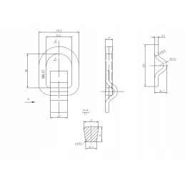 Load securing holder 5 tons floor holder