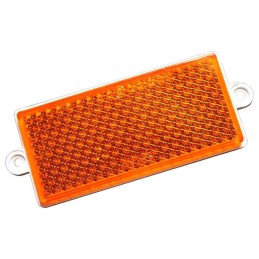 Rectangular reflector, orange ear, 108x51mm