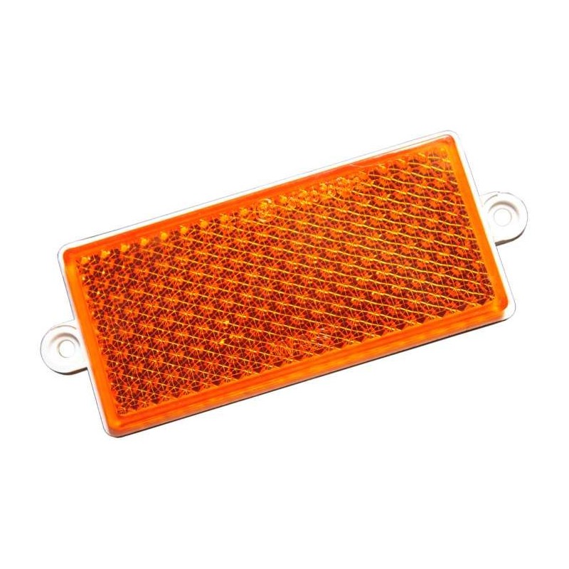 Rectangular reflector, orange ear, 108x51mm