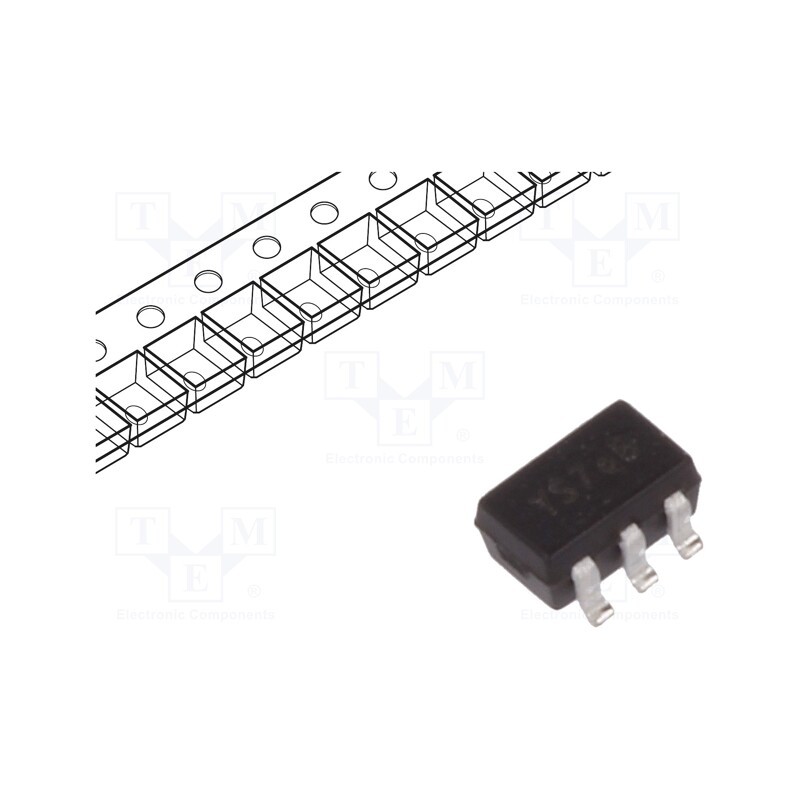 10 pcs x DIODES INCORPORATED - 74AHC1G02SE-7 - IC: digital, NOR, Ch: 1, SMD, SOT353, 2÷5.5VDC, -40÷125°C,