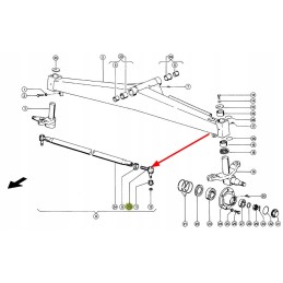 669899 0 tie rod end