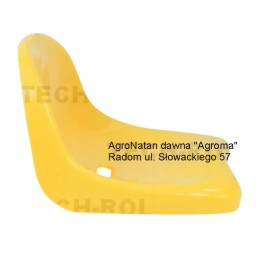 Yellow plastic seat, seedling planter