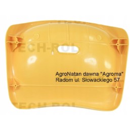 Yellow plastic seat, seedling planter