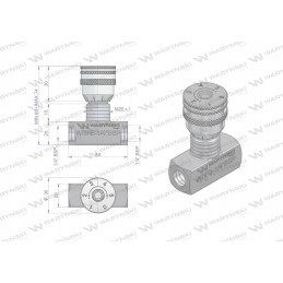 Choke valve wrfb 90 1 4 warynski bsp