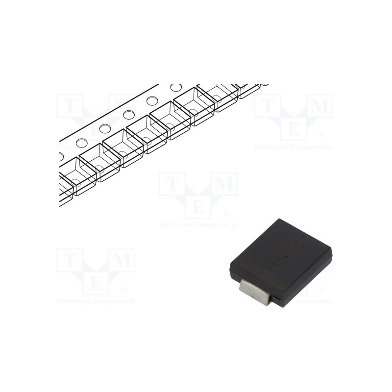 5 pcs x LUGUANG ELECTRONIC - MURS320 - Diode: rectifying, SMD, 200V, 3A, 25ns, SMC, Ufmax: 0.9V, Ifsm: 75A