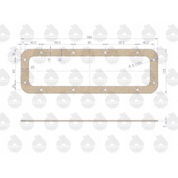 Bottom seal of the reduction gear, rubber plug, C 330, original