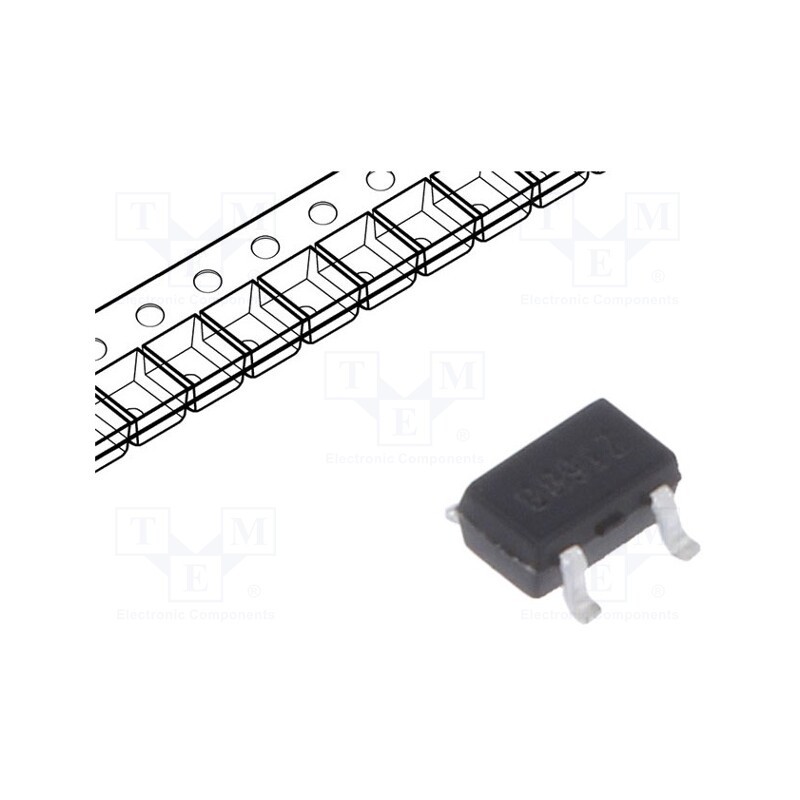 25 pcs x DIODES INCORPORATED - 74AHCT1G04SE-7 - IC: digital, NOT, Ch: 1, SMD, SOT353, 4.5÷5.5VDC, -40÷125°C, AHC