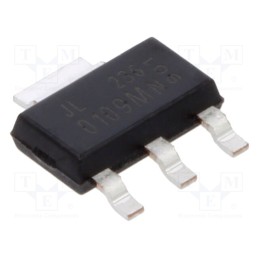5 pcs x WeEn Semiconductors - Z0109MN,135 - Triac, 600V, 1A, SOT223, Igt: 10mA, Ifsm: 8.5A, 4Q, sensitive gate