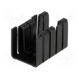 2 pcs x STONECOLD - HS-010 - Heatsink: moulded, TO220, black, L: 19mm, W: 12.8mm, H: 12.7mm