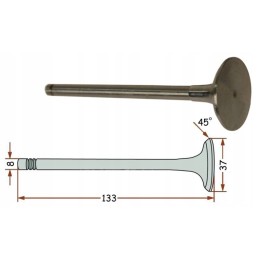 Deutz F912 F913 exhaust valve