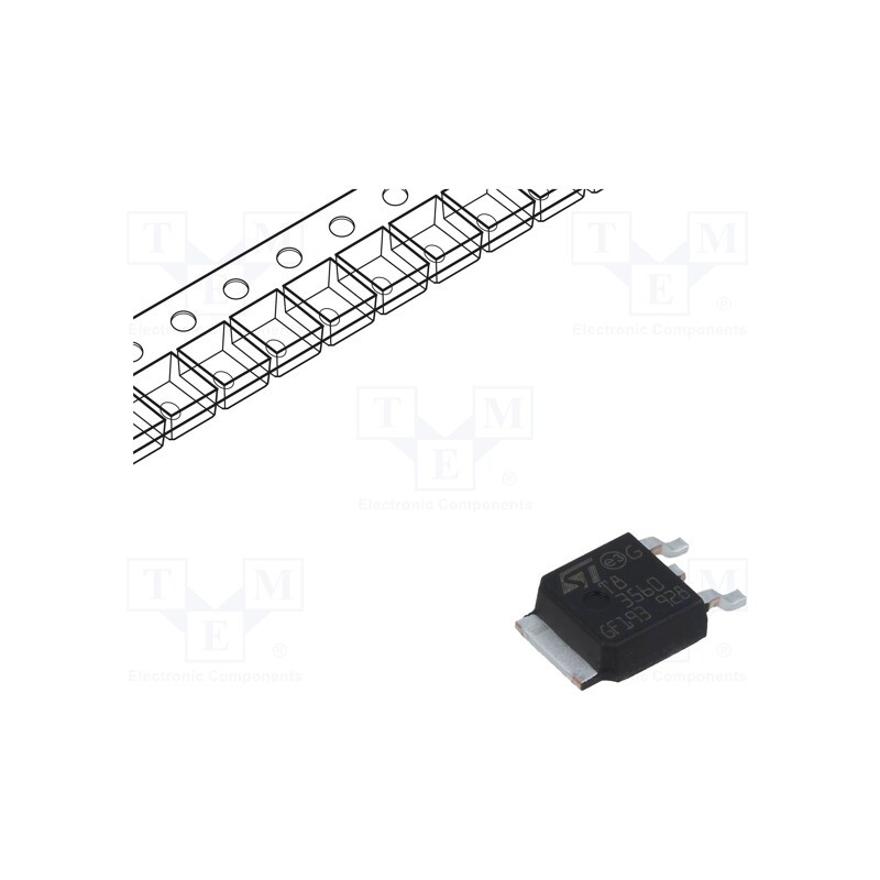 1 pcs x STMicroelectronics - T835-600B-TR - Triac, 600V, 8A, DPAK, Igt: 35mA