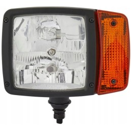 Halogen headlight, left, rectangular, 12v, unpleasant