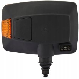 Halogen headlight, left, rectangular, 12v, unpleasant