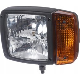 Halogen headlight, left, rectangular, 12v, unpleasant