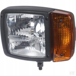 Halogen headlight, left, rectangular, 12v, unpleasant