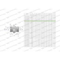 Hydraulic connection bb xge m14x1 5 08l x 1 4