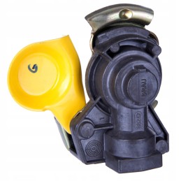Air connector, solid yellow, zetor 53236912