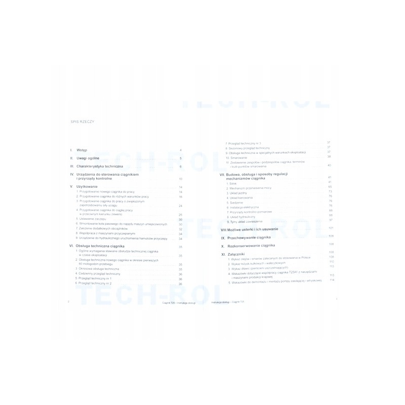 Repair and service manual t 25a t 25a