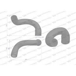 Lower radiator hose 81805637 Warynski