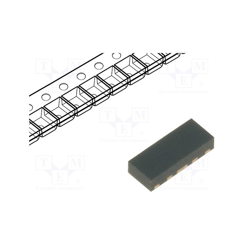 1 pcs x LITTELFUSE - SP3010-04UTG - Diode: TVS array, 3A, uDFN10, Features: ESD protection, Ch: 4