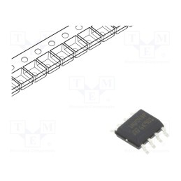 1 pcs x STMicroelectronics - VNS1NV04DPTR-E - IC: power switch, low-side, 1.7A, Ch: 2, SMD, SO8,