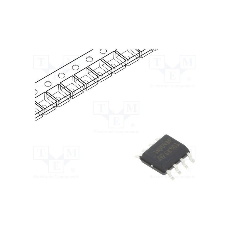 1 pcs x STMicroelectronics - VNS1NV04DPTR-E - IC: power switch, low-side, 1.7A, Ch: 2, SMD, SO8,
