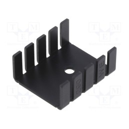 1 pcs x Wakefield Thermal - 290-1AB - Heatsink: extruded, U, TO202,TO218,TO220, black, L: 30mm, W: 25.4mm