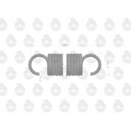 The clutch release sleeve spring c 330 original